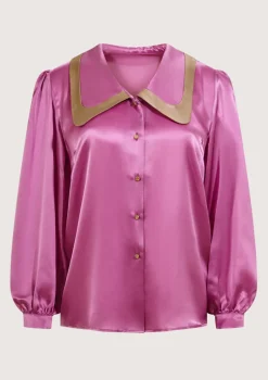 Baseball Pink Blouse|Flabelus Hot
