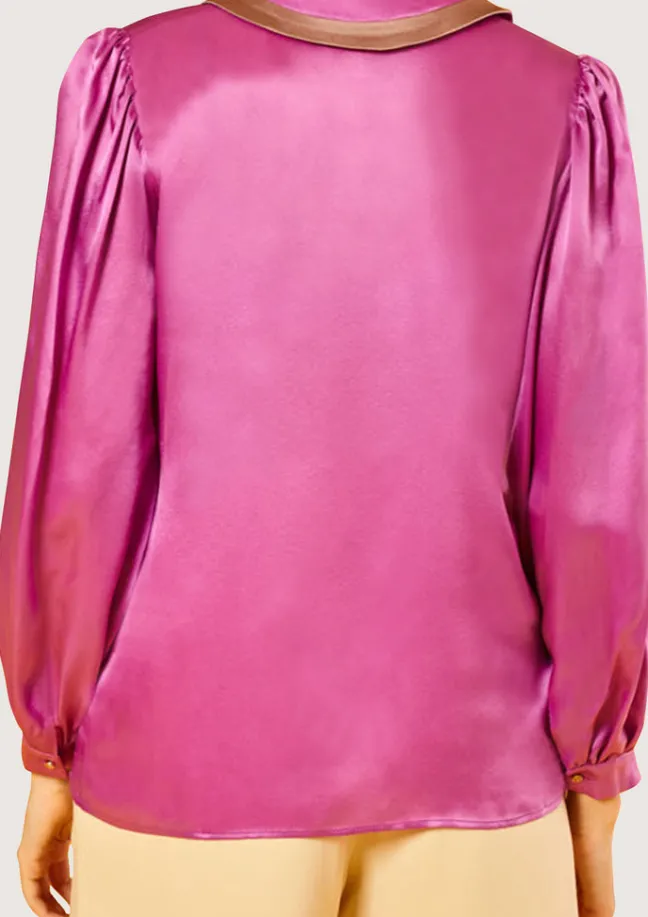 Baseball Pink Blouse|Flabelus Hot