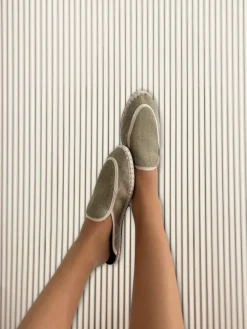 Bruna Linen Olive Green|Flabelus Best