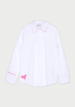 Caterpillar White Shirt|Flabelus Clearance