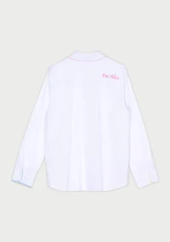 Caterpillar White Shirt|Flabelus Clearance
