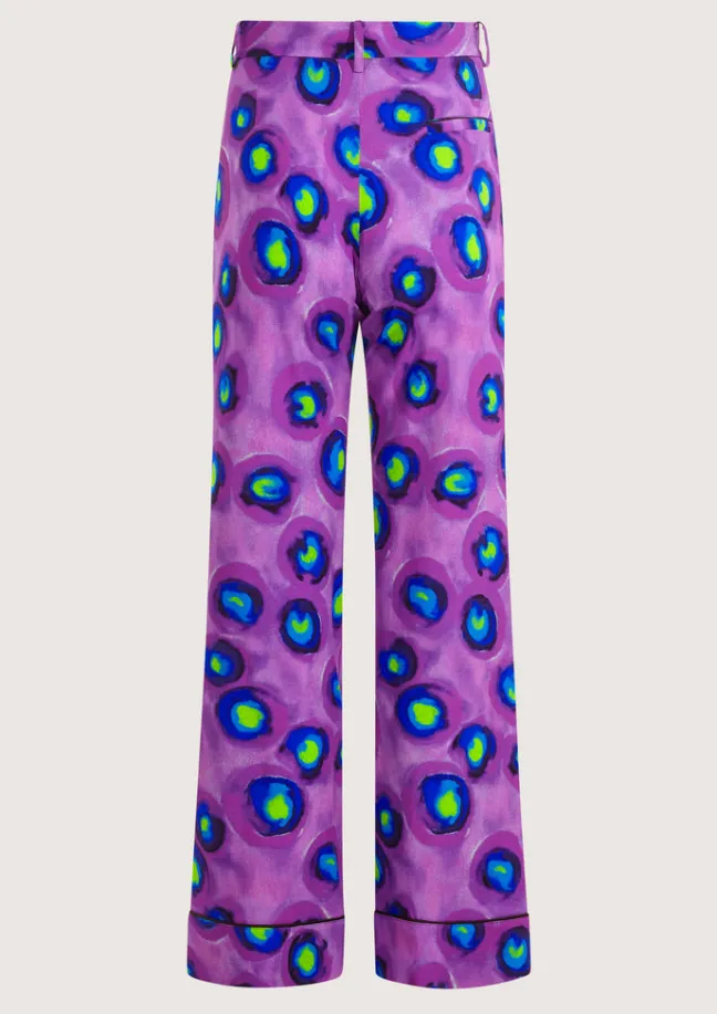 Coco Baseball Purple Pants|Flabelus Online