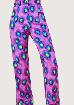 Coco Baseball Purple Pants|Flabelus Online