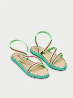 Daisy Sandal Salmon|Flabelus Online