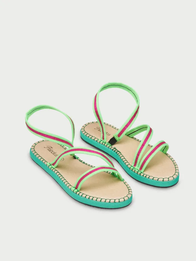 Daisy Sandal Salmon|Flabelus Online