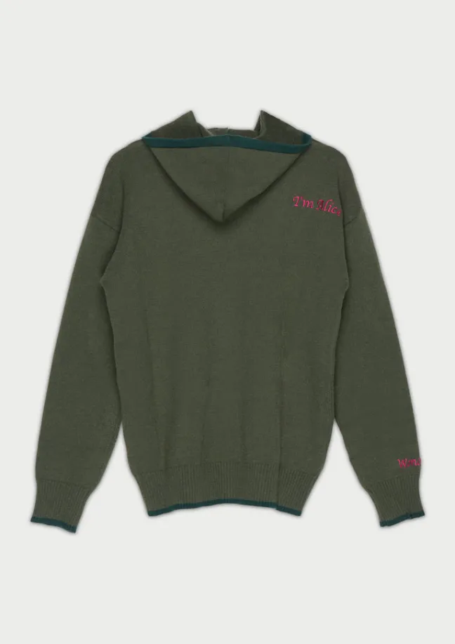 DORMOUSE HOODED JUMPER KHAKI|Flabelus