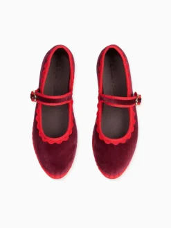 x La Coqueta Kids Burgundy|Flabelus Sale