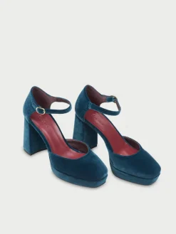 Flamenco Heels Petrol|Flabelus Best