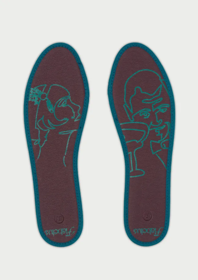 Gatsby Insole Petrol|Flabelus New