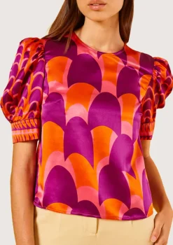 Jean Golf Orange Blouse|Flabelus Outlet
