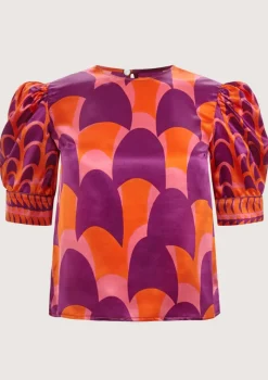 Jean Golf Orange Blouse|Flabelus Outlet