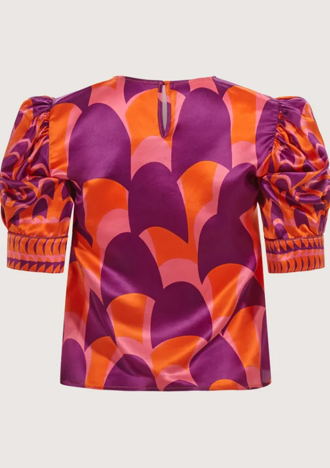 Jean Golf Orange Blouse|Flabelus Outlet