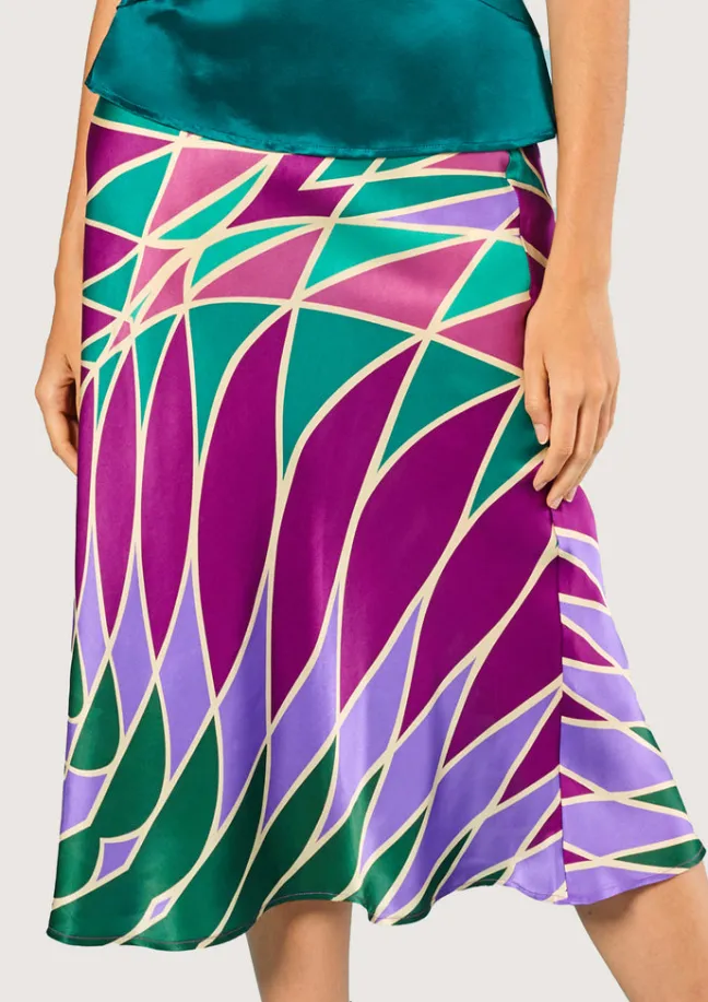 Jean Roller Purple Skirt|Flabelus Online