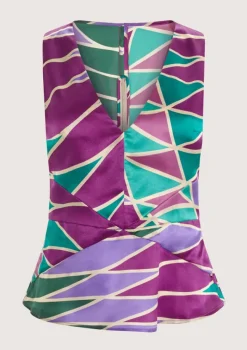 Jean Roller Purple Top|Flabelus New