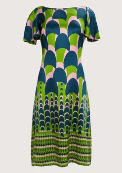 Jean Swim Green Dress|Flabelus Sale