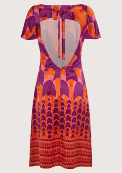 Jean Swim Orange Dress|Flabelus Best