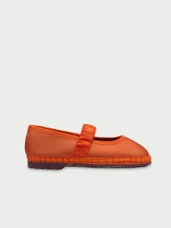 Mafalda Ruffle Orange Kids|Flabelus Outlet
