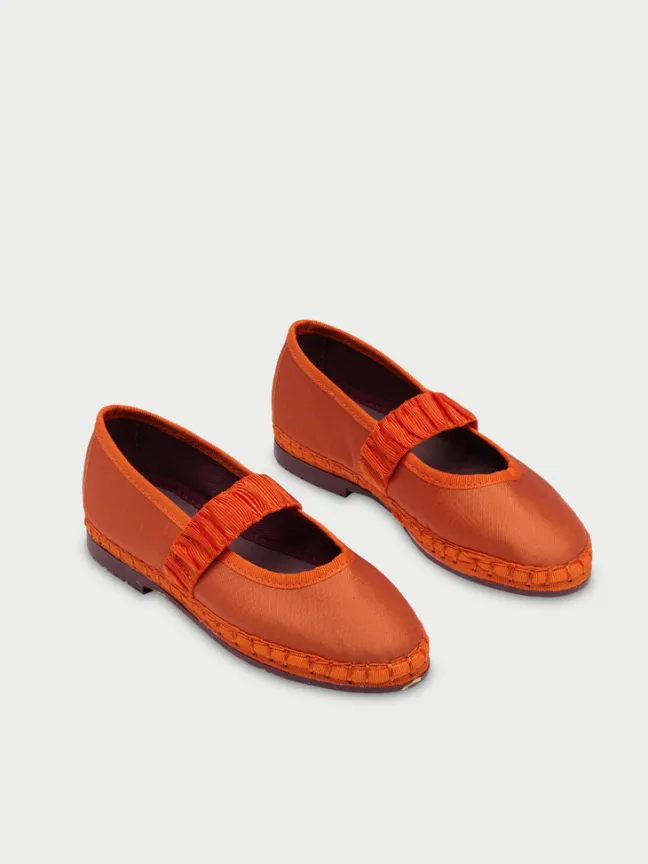 Mafalda Ruffle Orange Kids|Flabelus Outlet
