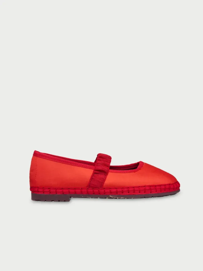 Mafalda Ruffle Red Kids|Flabelus Outlet