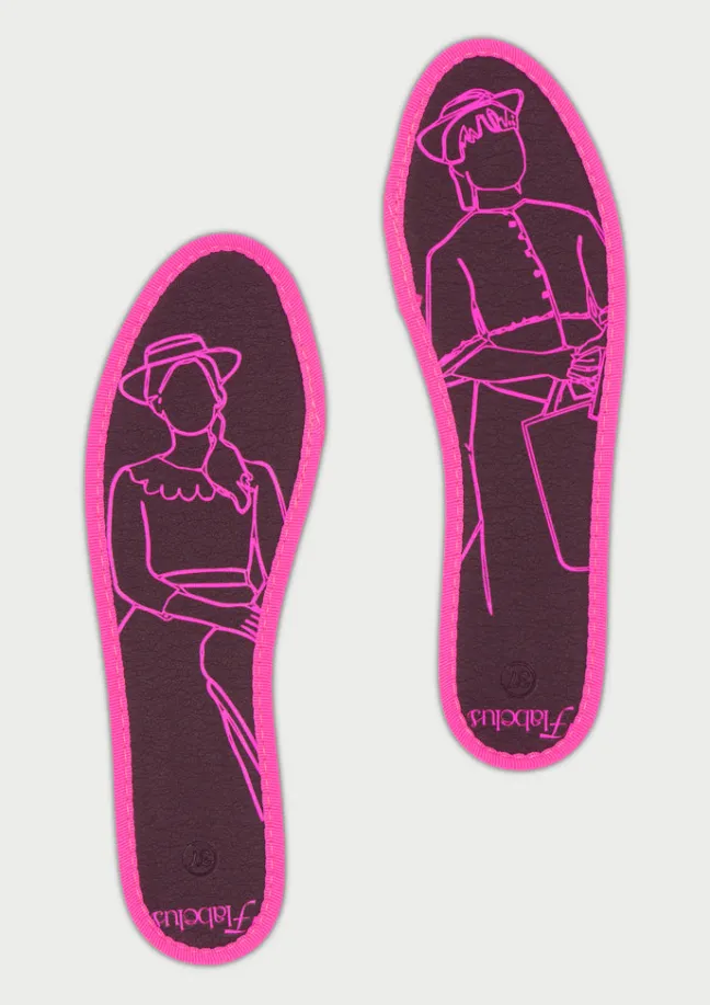Mujercitas Insole Pink|Flabelus