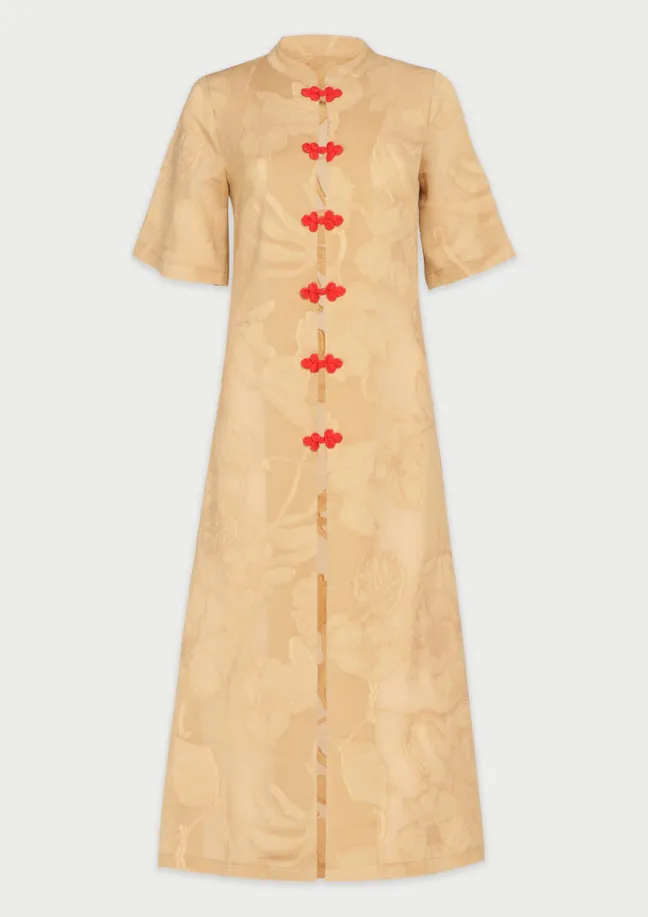 Mulan Camel Dress|Flabelus Hot