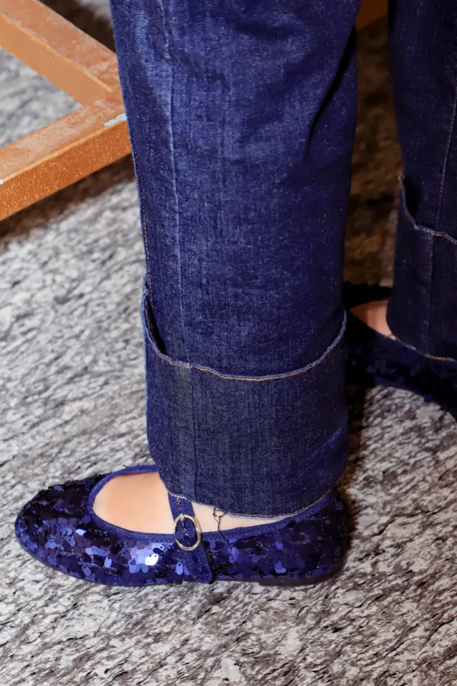 Pierre Sequins Navy|Flabelus Online