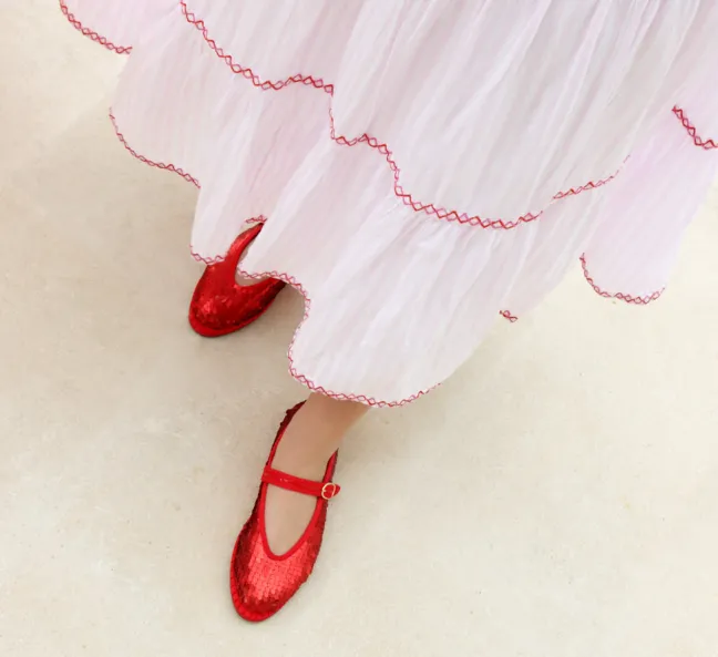Pierre Sequins Red|Flabelus Best
