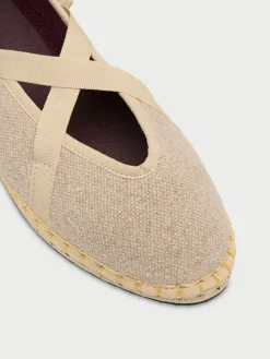 Ribbon Linen Cream|Flabelus Discount