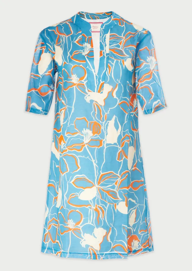 Shan Yu Blue Kaftan|Flabelus New