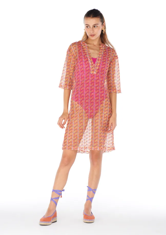 Shan Yu Multicolor Kaftan|Flabelus Best