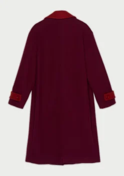 The duchess coat burgundy|Flabelus New
