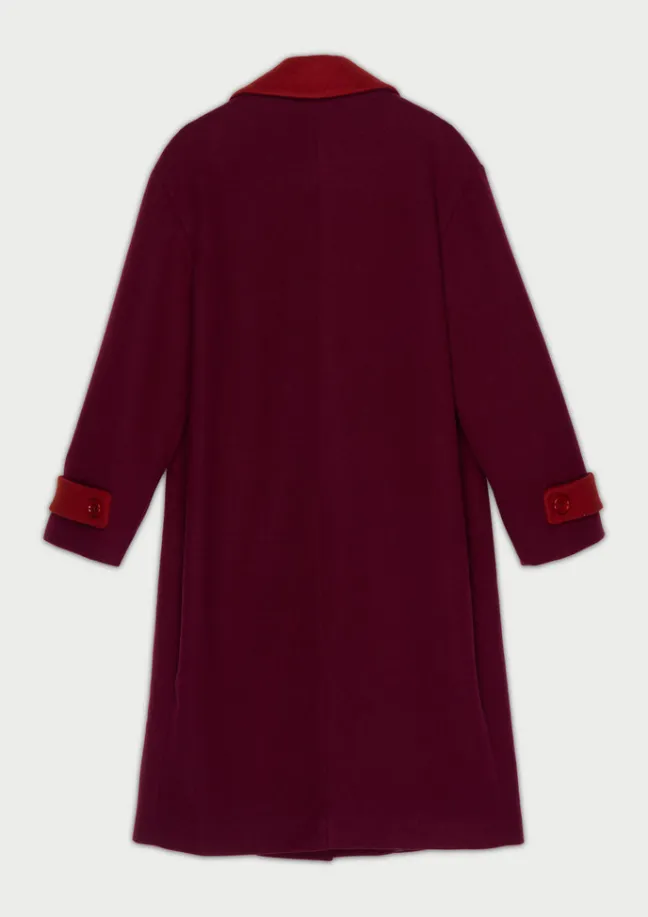 The duchess coat burgundy|Flabelus New