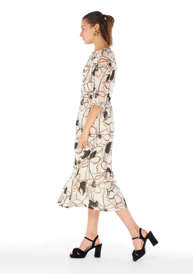 Yao Beige Kaftan|Flabelus Discount