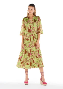 Yao Green Kaftan|Flabelus Sale