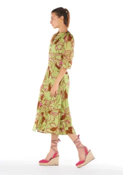 Yao Green Kaftan|Flabelus Sale