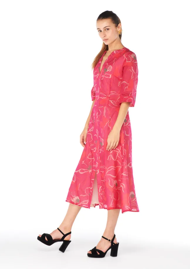 Yao Pink Kaftan|Flabelus Discount