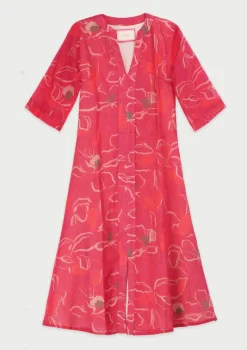 Yao Pink Kaftan|Flabelus Discount