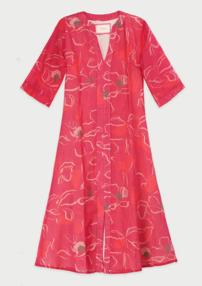 Yao Pink Kaftan|Flabelus Discount